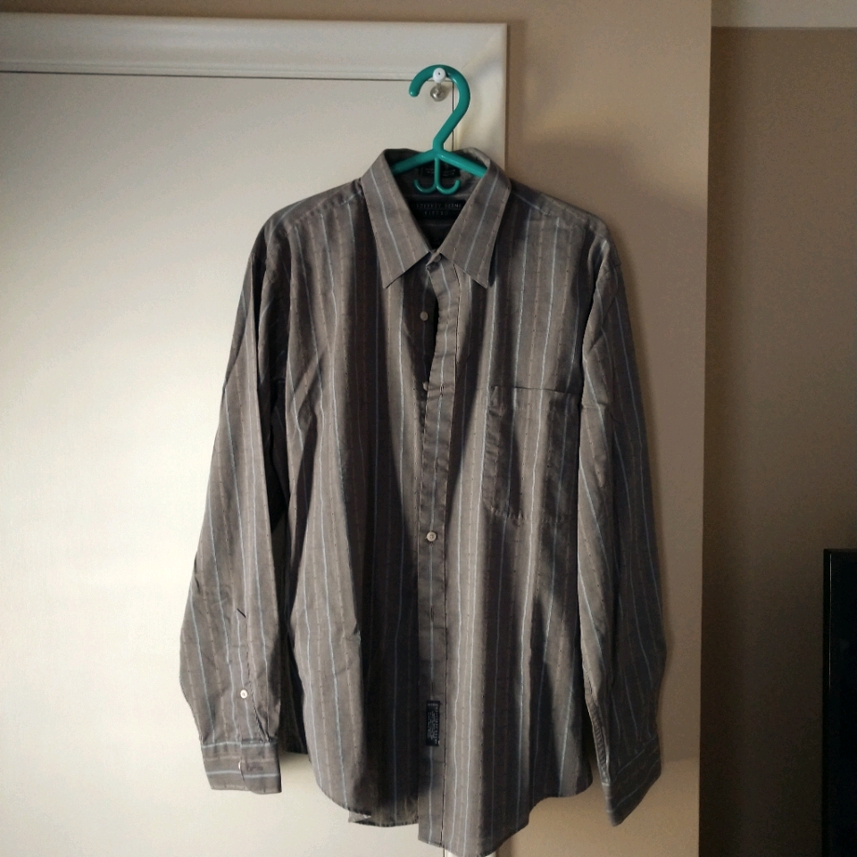 Geoffrey Beene Shirt Dress Mens Size 17 3435 New Preowned Geoffrey Beene Shirt Dress Mens Size 17 3435 New Preowned